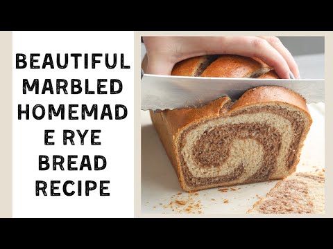 Homemade Marbled Deli Rye Bread Recipe