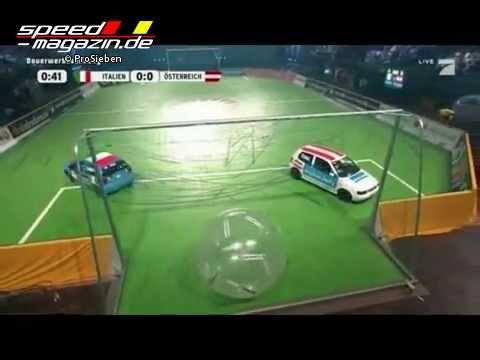 Autoball EM 2012 - Gruppe A: Italien vs. Österreich
