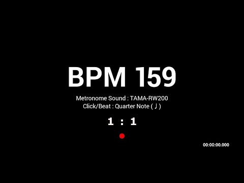 Metronome BPM 159 / TAMA-RW200