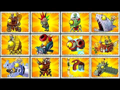 Random All Plants Level 2 Vs All Zomboss - Pvz 2 Zombots Battlez v12.2.1