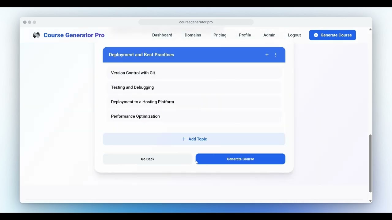 Course Generator Pro - The #1 AI course generator