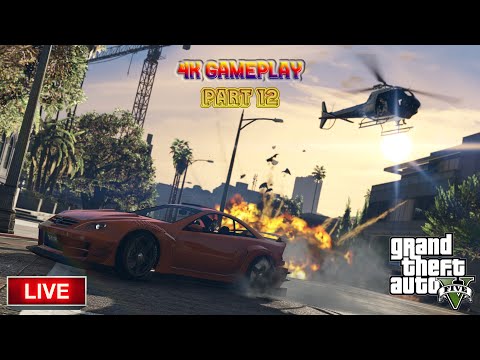 🔴GTA 5 Story Mode Part 12  Gameplay | 4k Ultra Realistic Graphics | Natural Vision Remastered gaming