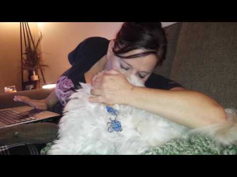 Quincy didn't like his mommy's smooch.