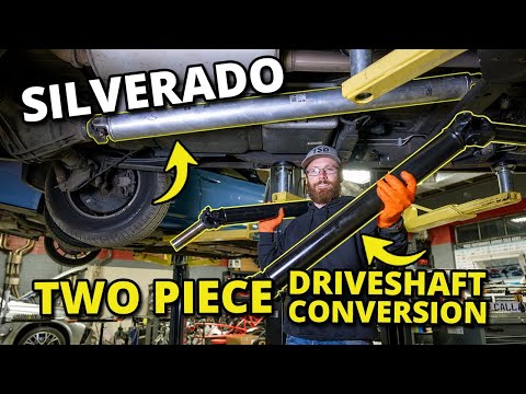 4x4 Silverado 2 Piece DriveShaft Install - Chevy Shake Fix? 2014-2018 Sierra 4WD 2WD