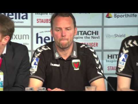 PK zum Halbfinale SC Magdeburg gegen Füchse Berlin beim REWE Final Four