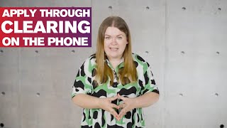 How to Apply to the University of Essex Through Clearing on the Phone | University of Essex