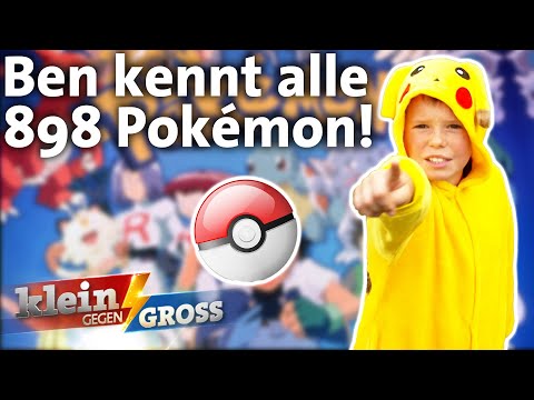 Er träumt nachts von Pokémon: Ben (12) kennt sie alle! | Klein gegen Groß