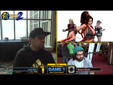 Luis Cha vs Moony Blues - KOF XIV Neo Geo World Tour Season 2 Milwaukee Stop TOP 16