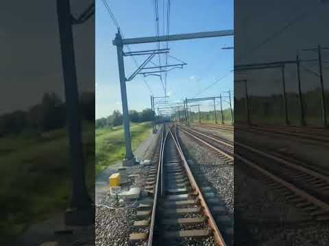 Amsterdam to Utrecht full journey Timelapse on the night jet