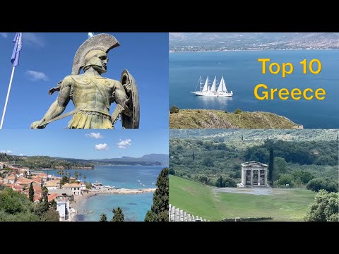 🇬🇷 10 BEST Places to Visit in the Peloponnese, Greece Travel.( Best Day trips from Athens)