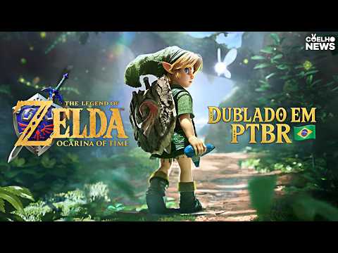 Trailer DUBLADO de ZELDA OCARINA OF TIME REMAKE 🇧🇷 PT-BR (Oficial)