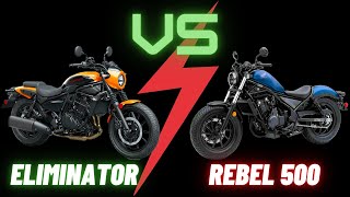 Kawasaki Eliminator Vs Honda Rebel 500 - Best Entry Cruiser in 2024?