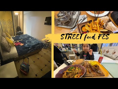 【Morocco 2023】Street Food in FES with Hotel Batha in FES center review