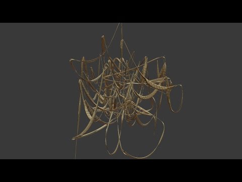 BLENDERSUSHI / SV Spider Web Cloth Simulation Weighting (LIVENODING136)