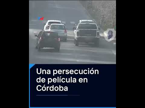 PERSECUCIÓN DE LOCURA EN CÓRDOBA I Los detuvieron por escapar a contramano de un control policial