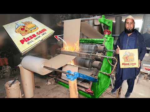 How Pizza Boxes Are Mass Produced: [Millions of Pizza Boxes Daily!]