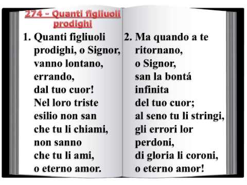 274 Quanti figlioli prodighi - Innario Chiesa Cristiana Avventista del Settimo Giorno 2014