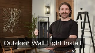 Watch A Video About How to Install Outdoor Wall Lights