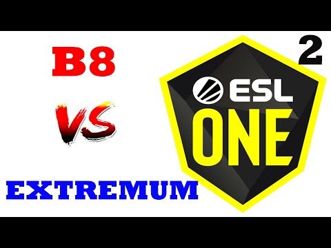B8 VS EXTREMUM Game 2 ESL One CIS Online Season 1: Decider Tournament