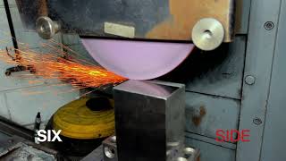 How to square a block  within .0001 on a surface grinder #manufacturing #how #technology #diy