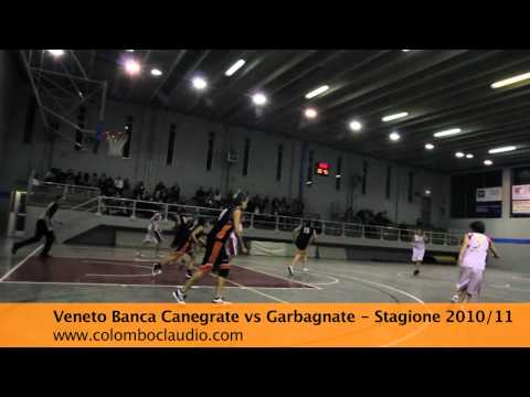 Basket Canegrate vs Garbagnate - Stagione 2010/11 - Stoppata di Morelli.mov
