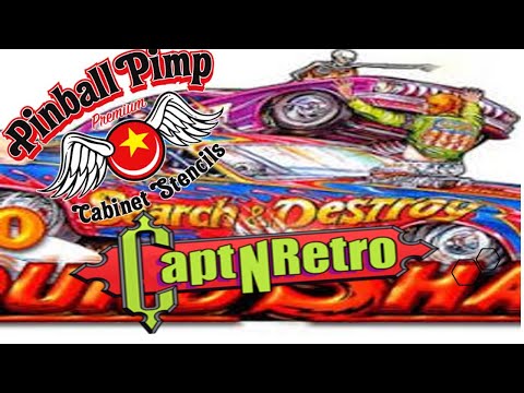 HOW TO PAINT A PINBALL MACHINE w/ PINBALL PIMP STENCILS