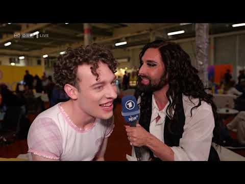 Eurovision Song Contest 2024 - Conchita mit Kaleen, Isaak und Nemo