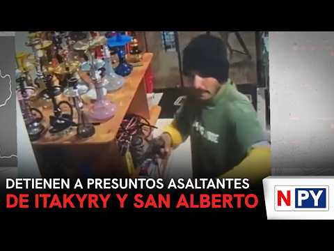 Detienen a presuntos asaltantes de Itakyry y San Alberto