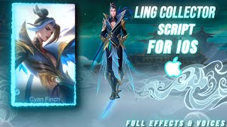 Download lagu [IOS] SCRIPT SKIN - Ling Collector | Full Effects & Voice | Latest Patch For IOS mp3