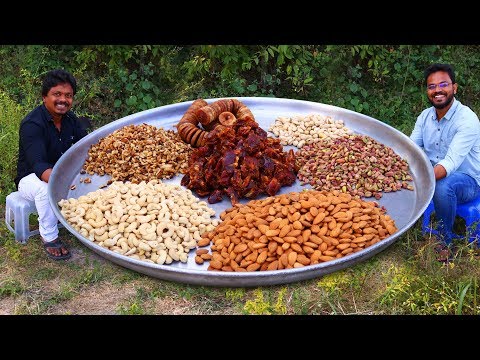 Healthy Protein Shake | How to Make Easy and Tasty Dry Fruit Nuts Milk Shake @ Grandpa Kitchen