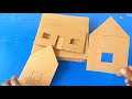 How To Make Cardboard House Gatte Ka Ghar