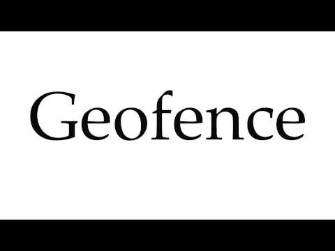 How to Pronounce Geofence