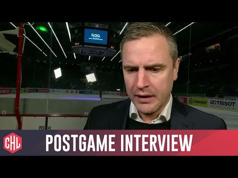 Postgame interviews: Mountfield HK vs. EV Zug