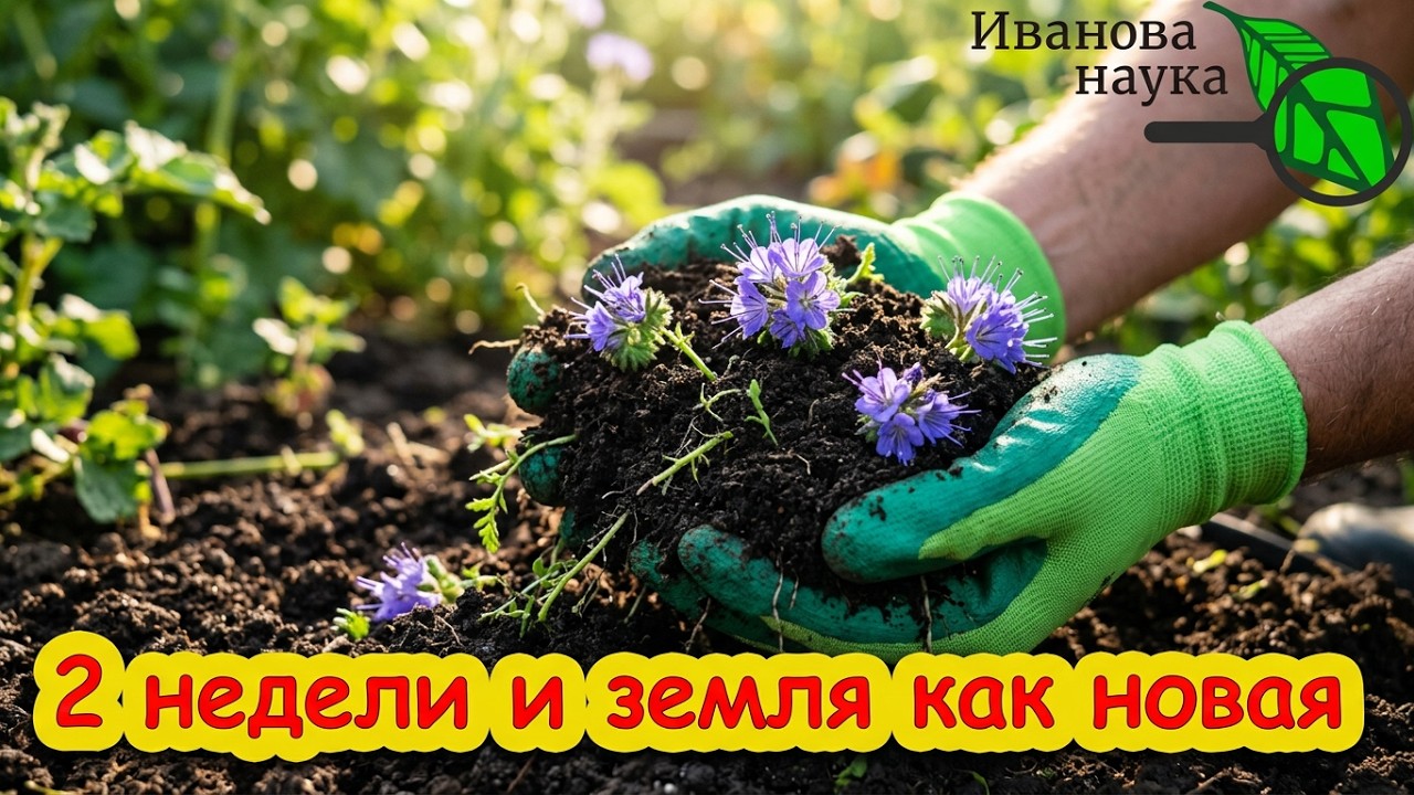 ✨ ПРЕВРАТИТЕ БЕДНУЮ ЗЕМЛЮ В ПЛОДОРОДНЫЙ РАЙ! Этот сидерат творит чудеса. Как