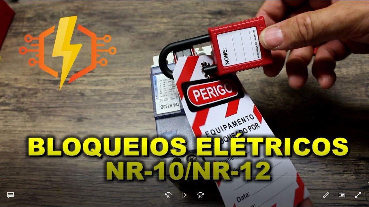 BLOQUEIOS ELÉTRICOS E MECÂNICOS (NR-10/NR-12)
