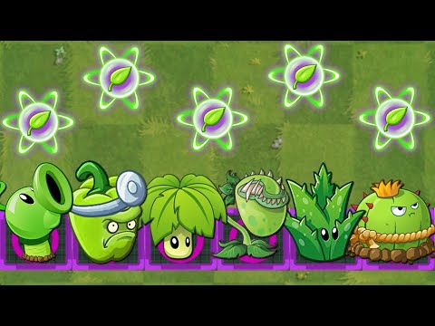 (Plants Vs Zombies 2) Team GREEN Plants Power-Up! in PVZ2
