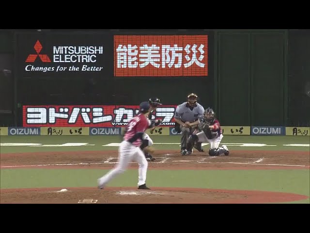 【7回表】渾身の一球!! ライオンズ・武隈  見逃し三振でピンチ脱出!! 2017/8/4  L-H