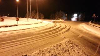 preview picture of video 'Subaru Impreza WRX  snow funny - Cínovec'