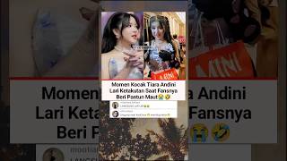 Download lagu Momen Tiara Andini Lari Ketakutan Saat Fansnya Beri Pantun Maut 😭 #viralvideo #tiaraandini mp3