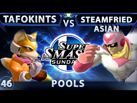 SSS 46 - Tafokints (Fox) Vs. Steam Fried Asian (Falcon) SSBM Pools - Smash Melee