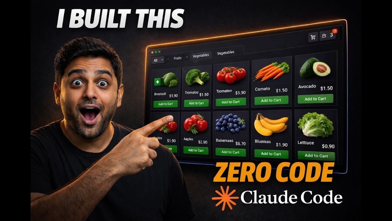 Build a Full Stack App with Claude Code & Next.js (No Manual Coding ...