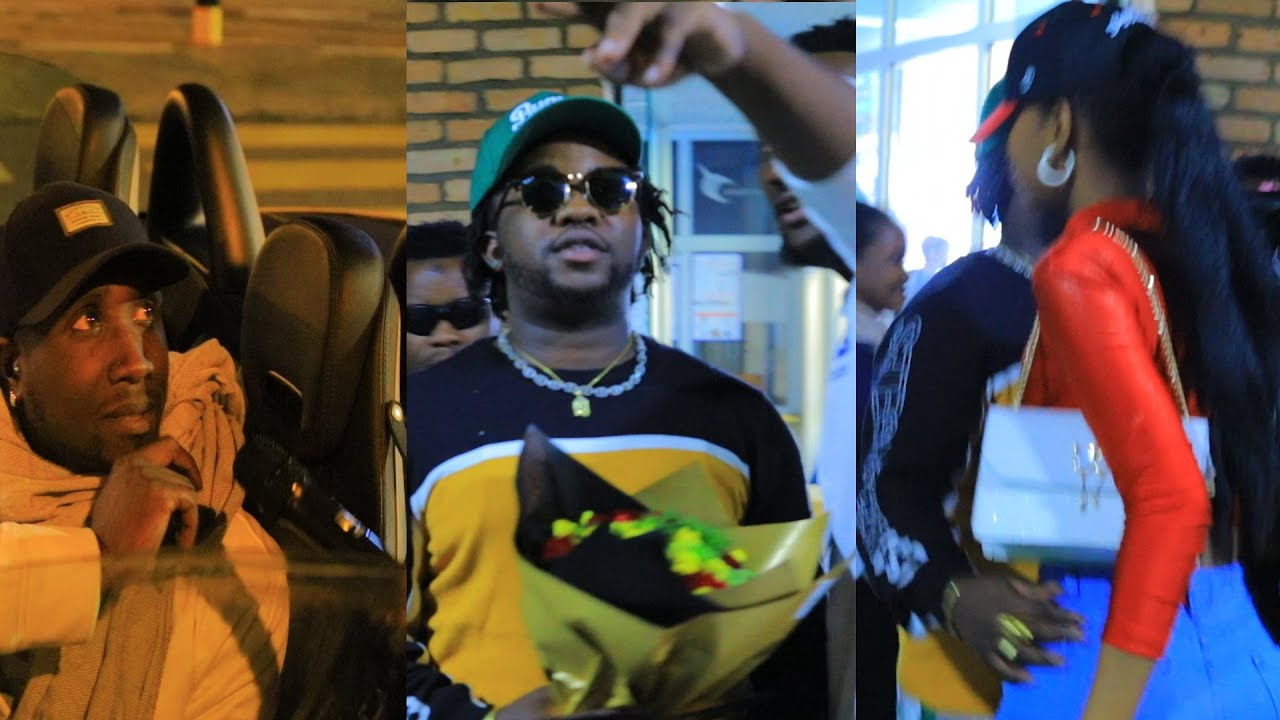 ive i Kanombe bitunguranye umudiaspora ukize ageze i Kigali|Abakobwa bongeye barariye kwifaranga