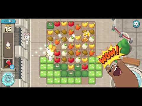 We Bare Bears Match3 Repairs Level 265 - No Boosters