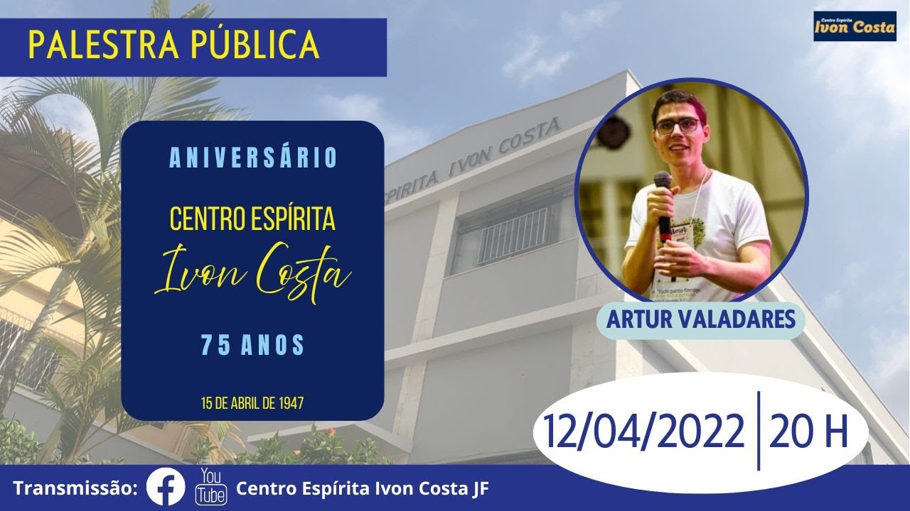 Palestra "NO GRANDE DIA DO CALVÁRIO" com Artur Valadares (12/04/2022)