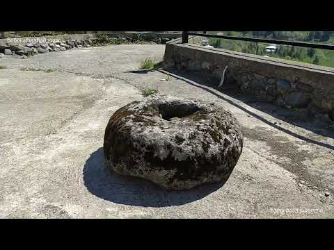 ლანჩხუთი- აცანა. ოქონის მონასტერი. საჯილდაო ქვა.  Lanchkhuti- Atsana. Okoni Monastery.  Ланчхути.