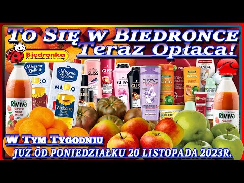 BIEDRONKA 🐞 Oferta de poniedziałku 20.11.2023 | Para się com Biedronce Teraz Opłaca!
