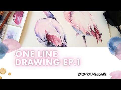 EPISODE 1:- ONE LINE DRAWING FOR BEGINNERS !! #thecreativehub
