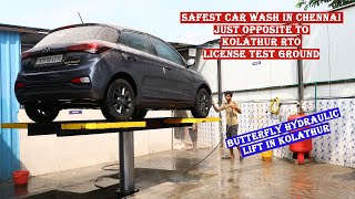 Cheap and Best Car wash in Chennai Kolathur | Butterfly Hydraulic lift | Royal Car Wash Kolathur