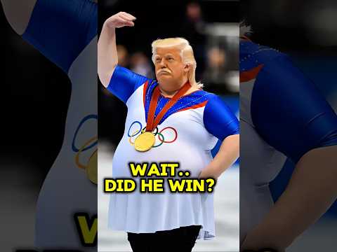 Trump Wins Olympic Gold…? in Figure Skating?! ⛸️????#satire #ai #shorts