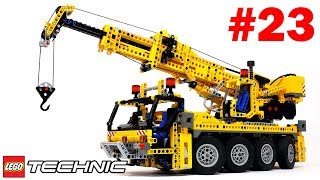YouTube thumbnail: LEGO Technic 8421 Mobile Crane Review – Передвижной кран – Легенды ЛЕГО Техник – Обзор №23